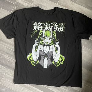 Demon Spider Girl T-Shirt By Square Apple Studios Men’s 2XL